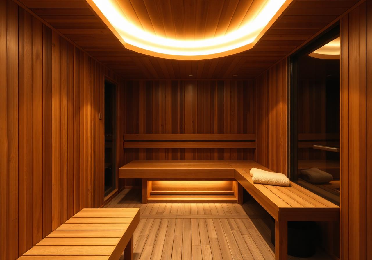Cedar sauna
